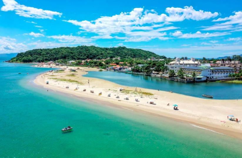 Вилла Casa De Praia - 3 Quartos - 30M Do Mar - Ponta Das Canas - Florianopolis - Norte Da Ilha - Mar Calmo E Quente Экстерьер фото