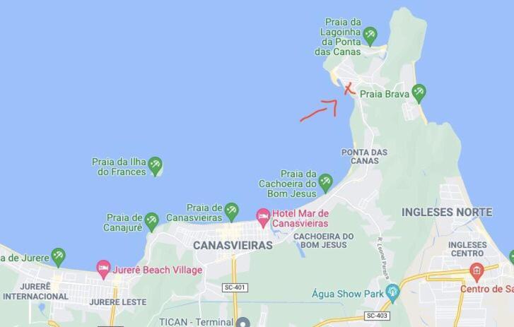 Вилла Casa De Praia - 3 Quartos - 30M Do Mar - Ponta Das Canas - Florianopolis - Norte Da Ilha - Mar Calmo E Quente Экстерьер фото